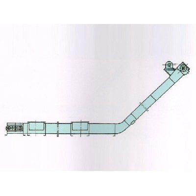 MCB series self-cleaning (U-shaped) inclined scraper conveyor